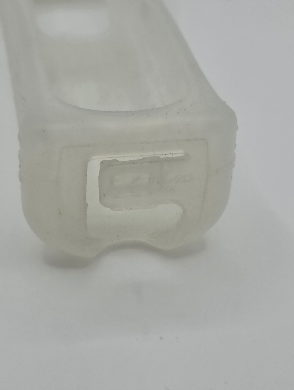 Remote Silicone Jacket Clear Wii RVL-027 Clear White OEM - Picture 3 of 4